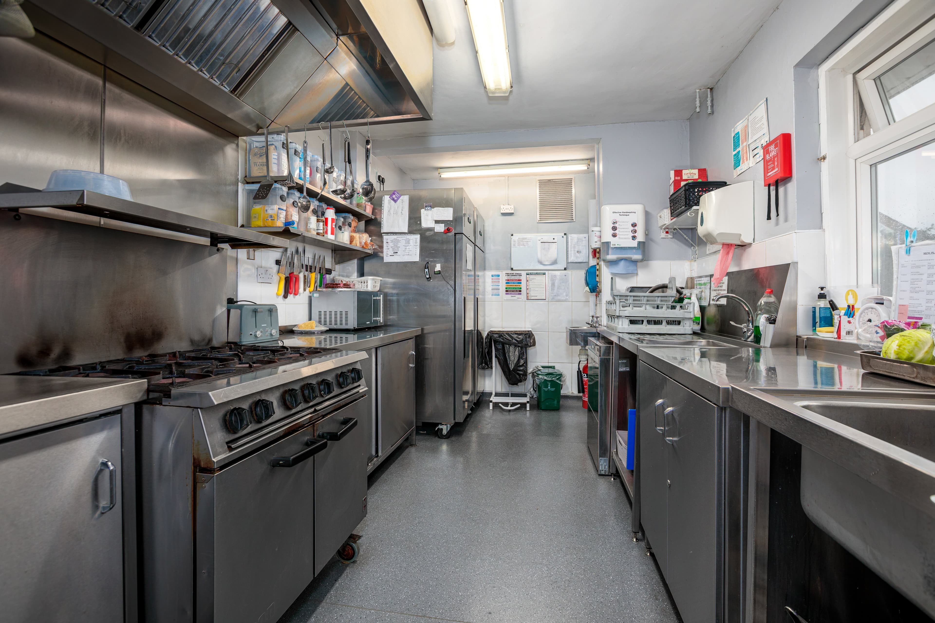 Modern commercial kitchen