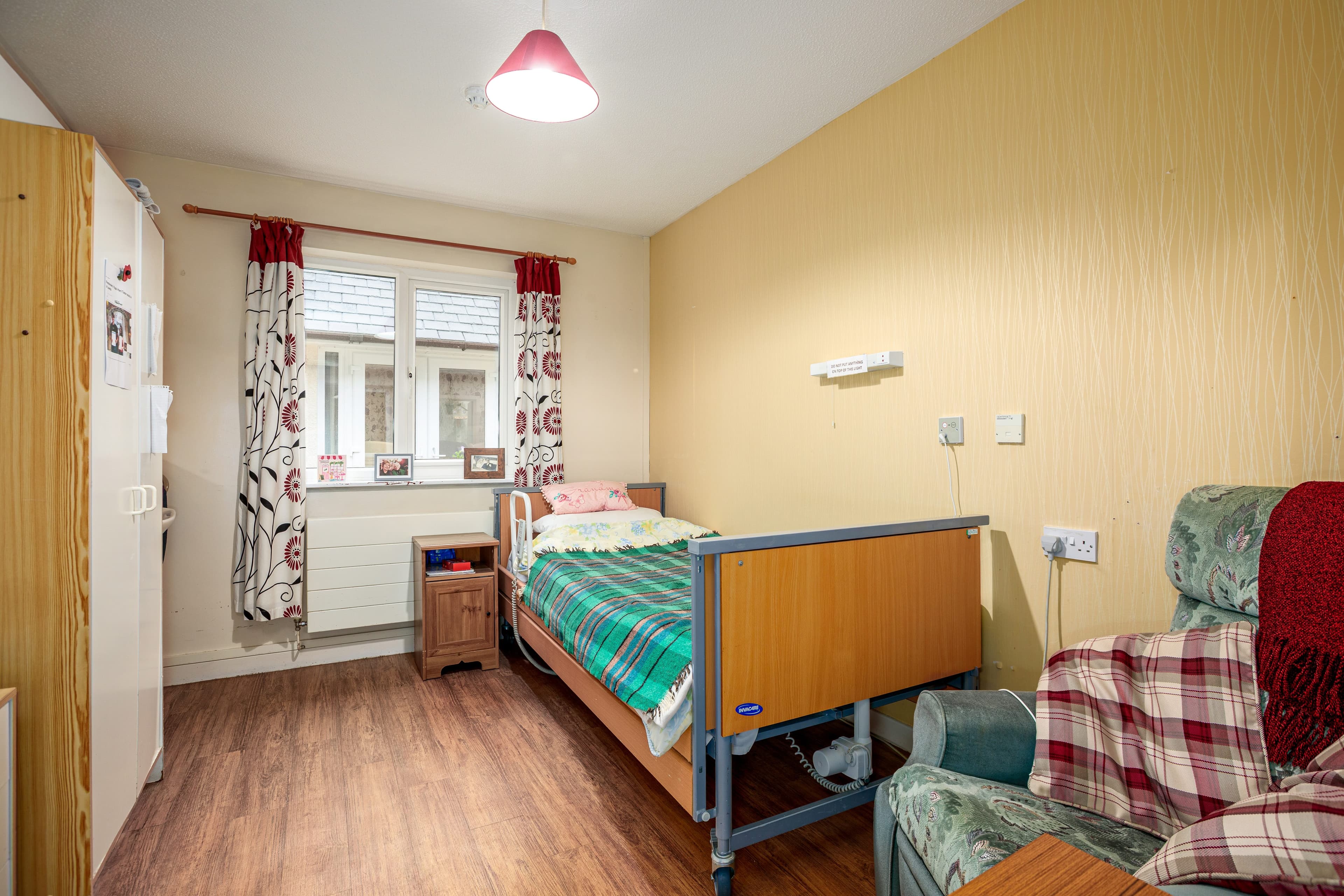 Comfortable resident bedroom